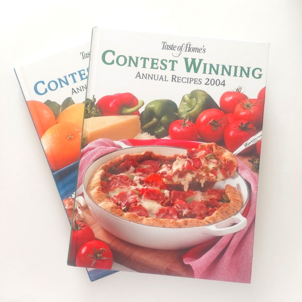Taste Of Home Contest Winning Annual Recipe Books Lot of 2